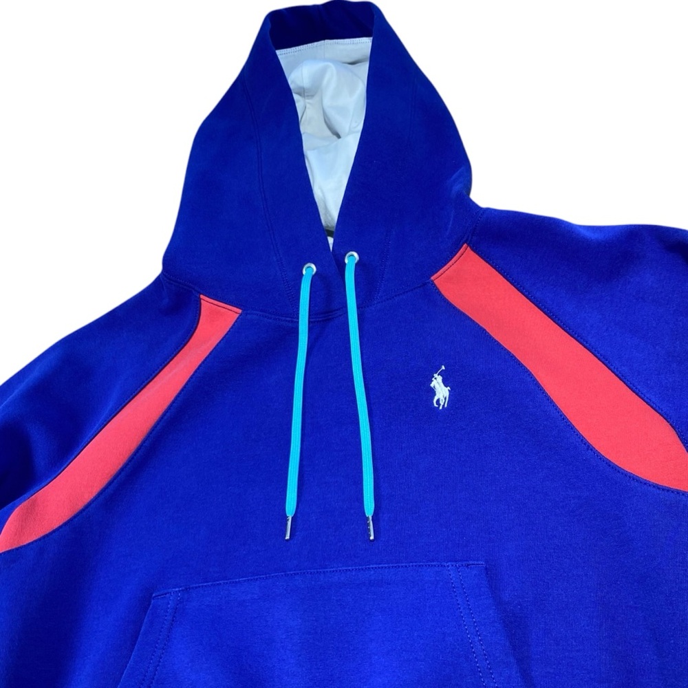 Polo Ralph Lauren Double Knit Tech-Colorblock Hoodie Size S